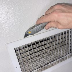 We go above and beyond to prevent paint chipping when removing supply vents for professional air duct cleaning and sanitizing.