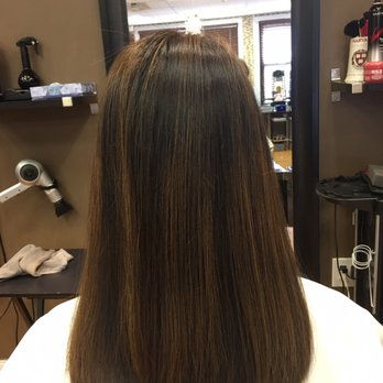 Salon de Chloe - Highlights, root touchup and hair cut by Gloria! Love it! She is so sweet too!! - Hair Salons Near Me - Fort Lee, New Jersey