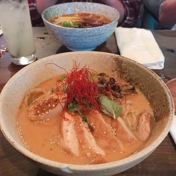 DOMU - Give the soup a good stir so you can mix the paste in, unless you want to choke for 10 minutes - Ramen Near Me - Orlando, Florida DOMU - Give the soup a good stir so you can mix the paste in, unless you want to choke for 10 minutes - Ramen Near Me - Orlando, Florida