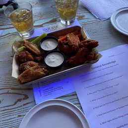 Buffalo and lemon pepper wings