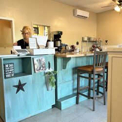 Angie’s Place - Dining Bar, Cash Register & Owner Angie