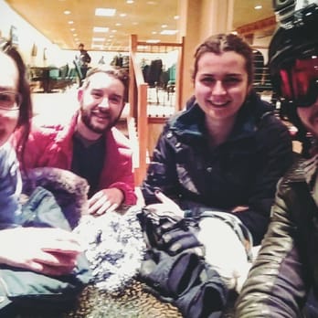 Chestnut Mountain Resort - Taking a break from skiing at the cafeteria. Super convenient! - Ski Resorts Near Me - Galena, Illinois