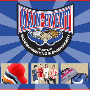The Main Event Screen Printing & Embroidery - Screen Printing Near Me - Rosenberg, Texas The Main Event Screen Printing & Embroidery - Screen Printing Near Me - Rosenberg, Texas
