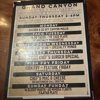 Grand Canyon Brewing + Distillery - American Near Me - Williams, Arizona Grand Canyon Brewing + Distillery - American Near Me - Williams, Arizona