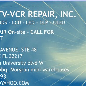A Plus TV VCR Repair - Electronics Repair Near Me - Jacksonville, Florida A Plus TV VCR Repair - Electronics Repair Near Me - Jacksonville, Florida