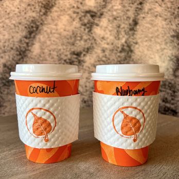 Bodhi Leaf Coffee Traders - Latte with coconut and blueberry - Coffee & Tea Near Me - Lake Forest, California
