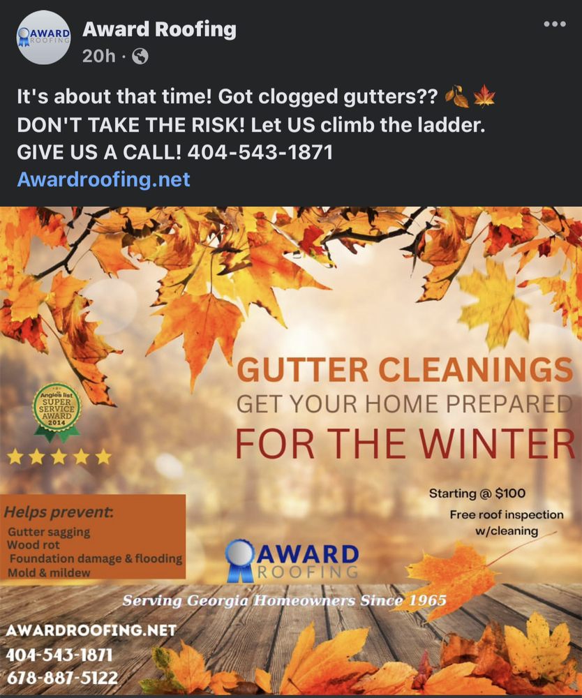 Slide of Award Roofing