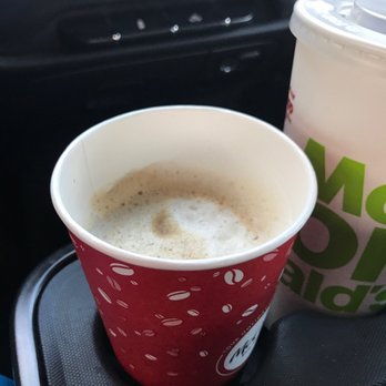 McDonald's - Really McDonald's! This is ridiculous... I paid for a large coffee and you gave me a medium or small, in a large cup! - Fast Food Near Me - Ontario, California