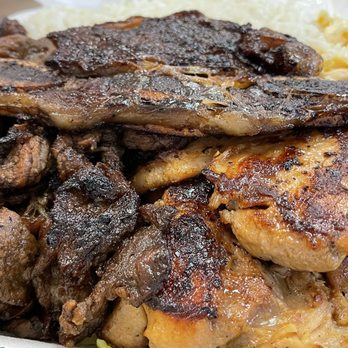 Maui Hawaiian Grill - a plate of meat and rice - Barbeque Near Me - Tempe, Arizona Maui Hawaiian Grill - a plate of meat and rice - Barbeque Near Me - Tempe, Arizona