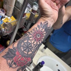 Blue Horseshoe Tattoo - Tattoo