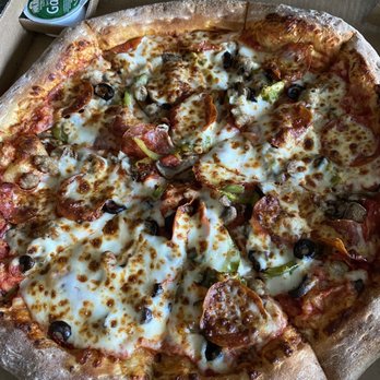 Papa Johns Pizza - Large sausage, pepperoni, mushroom, pepper and olive pizza. - Pizza Near Me - Clearwater, Florida