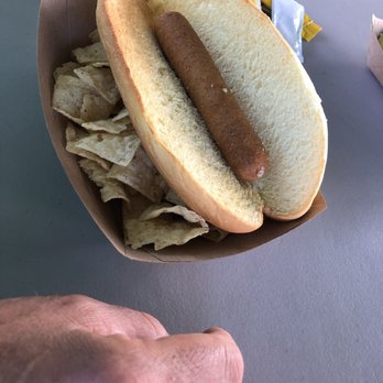 What's Shakin' - "All beef" hot dog - Breakfast & Brunch Near Me - Pepeekeo, Hawaii