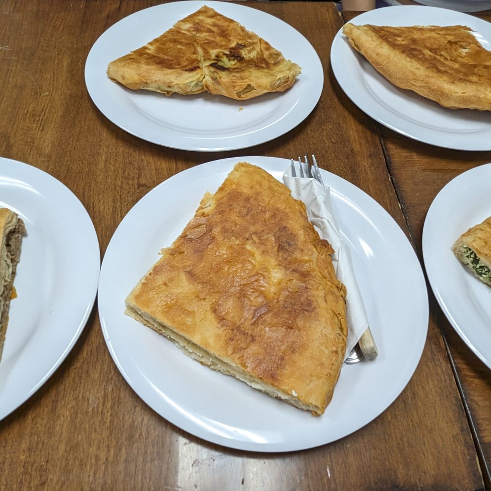 Djerdan Burek Astoria - Cheese burek: 4/5 Meat burek: 3/5 Spinach burek: 4/5 $6.75 each Sep '24 - Modern European Near Me - Astoria, New York