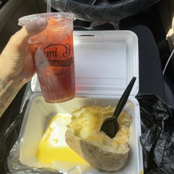 Memi D's Drive Thru - $8 meal not including the drink , drink itself was $5.50 Meal total 14.61