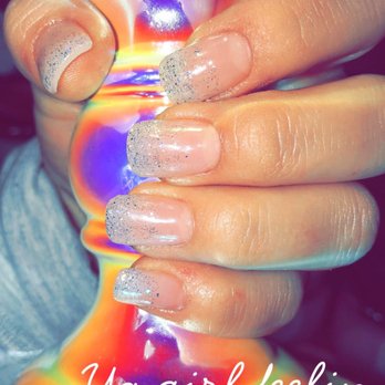 Angel Hair & Nails - Glitter ombré shellac - Hair Salons Near Me - Everett, Washington Angel Hair & Nails - Glitter ombré shellac - Hair Salons Near Me - Everett, Washington