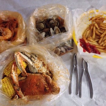 The Boiling Crab - Shrimp, clams, blue crab, Cajun fries. - Cajun/Creole Near Me - San Jose, California The Boiling Crab - Shrimp, clams, blue crab, Cajun fries. - Cajun/Creole Near Me - San Jose, California