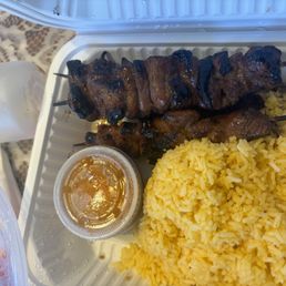 Pork skewer plate Pork skewer plate