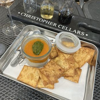 Christopher Cellars - Tomato ricotta dip - Wine Tasting Room Near Me - Elk Grove, California