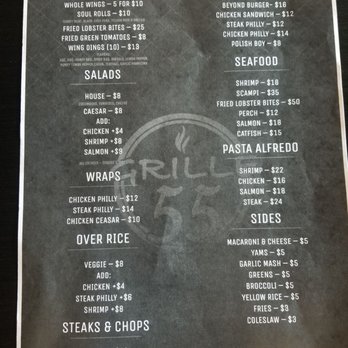 Grille 55 - Menu - Bars Near Me - South Euclid, Ohio Grille 55 - Menu - Bars Near Me - South Euclid, Ohio