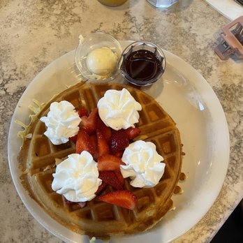 Waffle Shop - Waffle with strawberries - Waffles Near Me - Lincoln, California Waffle Shop - Waffle with strawberries - Waffles Near Me - Lincoln, California