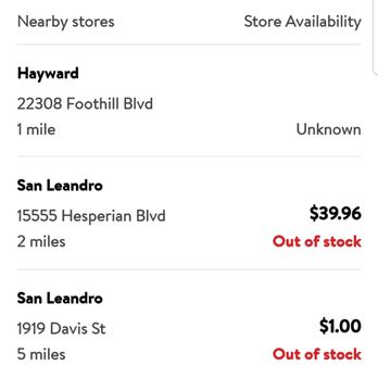 Walmart - Proof Walmart will not honor their own adds - Department Stores Near Me - Union City, California