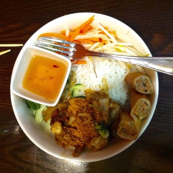 Pho Sure - The $9.95 rice vermicelli lemongrass shrimp. _ April 2016. - Vietnamese Near Me - Worcester , Massachusetts Pho Sure - The $9.95 rice vermicelli lemongrass shrimp. _ April 2016. - Vietnamese Near Me - Worcester , Massachusetts
