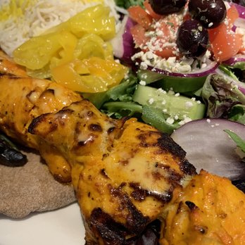 Lemon Zest - Chicken breast kebab plate - Mediterranean Near Me - Azusa, California