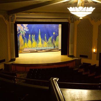 Criterion Theatre - With the movie screen raised you can see the hand-painted metropolis backdrop - Cinema Near Me - Bar Harbor, Maine Criterion Theatre - With the movie screen raised you can see the hand-painted metropolis backdrop - Cinema Near Me - Bar Harbor, Maine