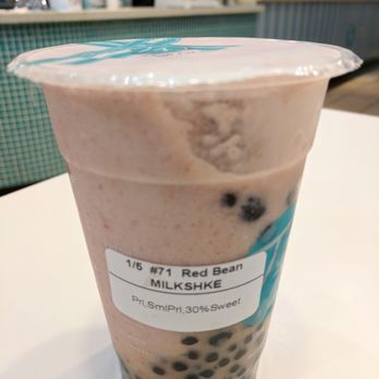 T4 Modesto Tea For U - red bean smoothie - Bubble Tea Near Me - Modesto, California