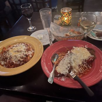 Roman Cucina - Baked ziti and Milanese parmigiana - Italian Near Me - Fullerton, California