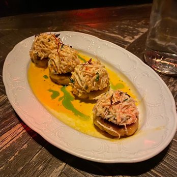 Mariel Underground - Snow crab corn arepas - Dance Clubs Near Me - Boston, Massachusetts
