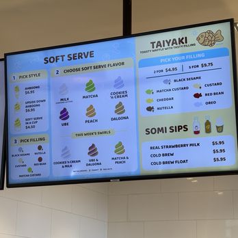 Somisomi - Menu - Ice Cream & Frozen Yogurt Near Me - Huntington Beach, California Somisomi - Menu - Ice Cream & Frozen Yogurt Near Me - Huntington Beach, California