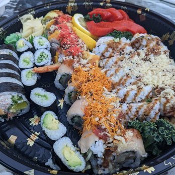 Sushi Field - a plate of sushi and vegetables - Japanese Near Me - Victoria, British Columbia Sushi Field - a plate of sushi and vegetables - Japanese Near Me - Victoria, British Columbia