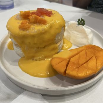 Gram Cafe & Pancakes - Premium Mango Sago Pomelo Pancake - Japanese Near Me - Monterey Park, California Gram Cafe & Pancakes - Premium Mango Sago Pomelo Pancake - Japanese Near Me - Monterey Park, California