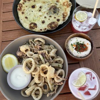 Kassi Venice Beach - Calamari, bread, taramasalata - Bars Near Me - Venice, California Kassi Venice Beach - Calamari, bread, taramasalata - Bars Near Me - Venice, California