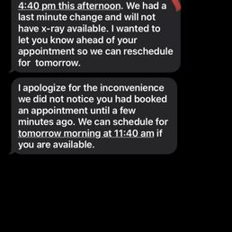 After calling they sent a text, knowing I was en route. Check the time stamp smh. After calling they sent a text, knowing I was en route. Check the time stamp smh.