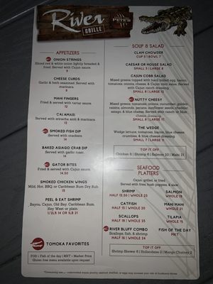 Menu photo 4 River Grille Ormond Beach, FL