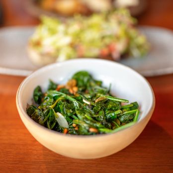 Madera - Spinach a la Catalana $15 - New American Near Me - Menlo Park, California Madera - Spinach a la Catalana $15 - New American Near Me - Menlo Park, California