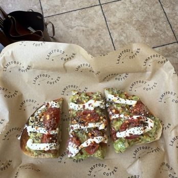 Lamppost Coffee - The Avocado Toast!! - Coffee & Tea Near Me - Round Rock, Texas