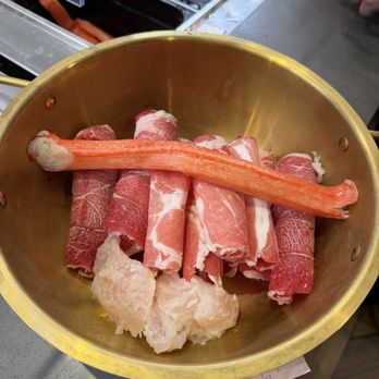 Big Way Hot Pot - Longest imitation crab ive seen they unfortunately cut it up during the cooking process - Asian Fusion Near Me - Monterey Park, California Big Way Hot Pot - Longest imitation crab ive seen they unfortunately cut it up during the cooking process - Asian Fusion Near Me - Monterey Park, California
