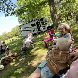 Family time in the shade Family time in the shade