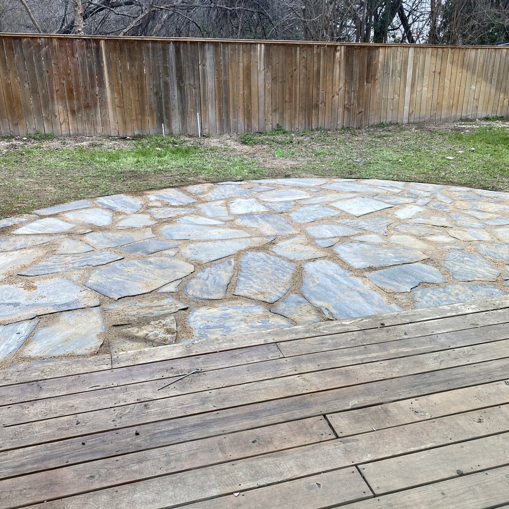New patio. Oklahoma Silver. New patio. Oklahoma Silver.
