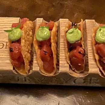 Purveyor - Ahi Tuna Poke Tacos - Tapas Bars Near Me - Huntsville, Alabama Purveyor - Ahi Tuna Poke Tacos - Tapas Bars Near Me - Huntsville, Alabama