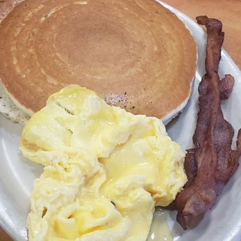 Kava's Pancake House - Extraordinary delicious pancakes and eggs cooked perfectly. Kava's Pancake Combo - Waffles Near Me - Anchorage, Alaska