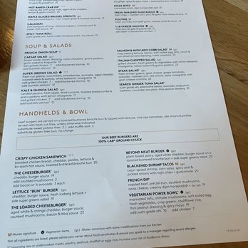 Moxies - Brunch menu - Cocktail Bars Near Me - Dallas, Texas