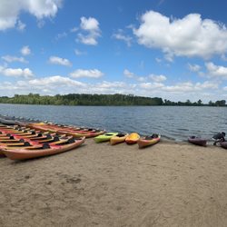 Creve Coeur Lake Rentals - Single and double kayaks for rent.