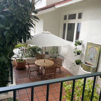 La Playa Hotel - Patio just outside hotel - Hotels Near Me - Carmel, California La Playa Hotel - Patio just outside hotel - Hotels Near Me - Carmel, California