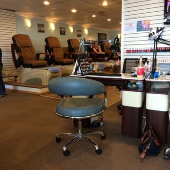 Nail Trix Spa - Cozy pedi chairs - Nail Salons Near Me - Webster, New York