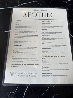 Menu photo 2 APOTHEC Richmond, VA
