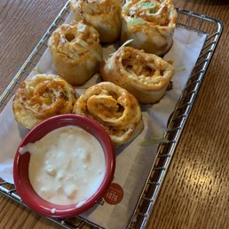 Buffalo roll ups appetizer